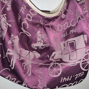 ♈️ Vintage Coach horse and carriage HOBO, bag, purse, satchel, crossbody, FREE🆑